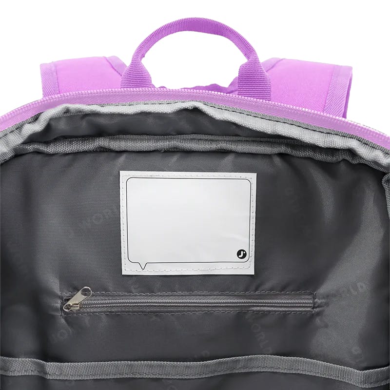 Junior Backpack with Lunch Box and 14oz Water Bottle For School in Puffy Flower