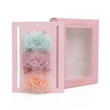 Multicolor Flower Hair Clip Set