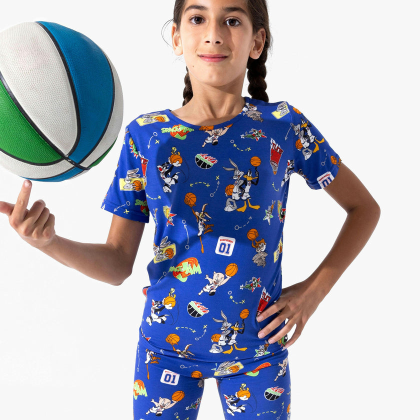 Space Jam Bamboo Kids Pajama Short Set