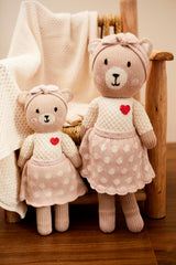 Emma the bear 15" shell pink