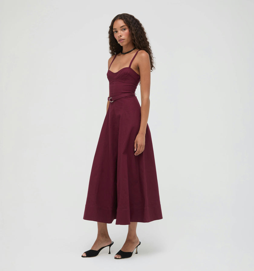 The Fiona Dress -  Mulberry