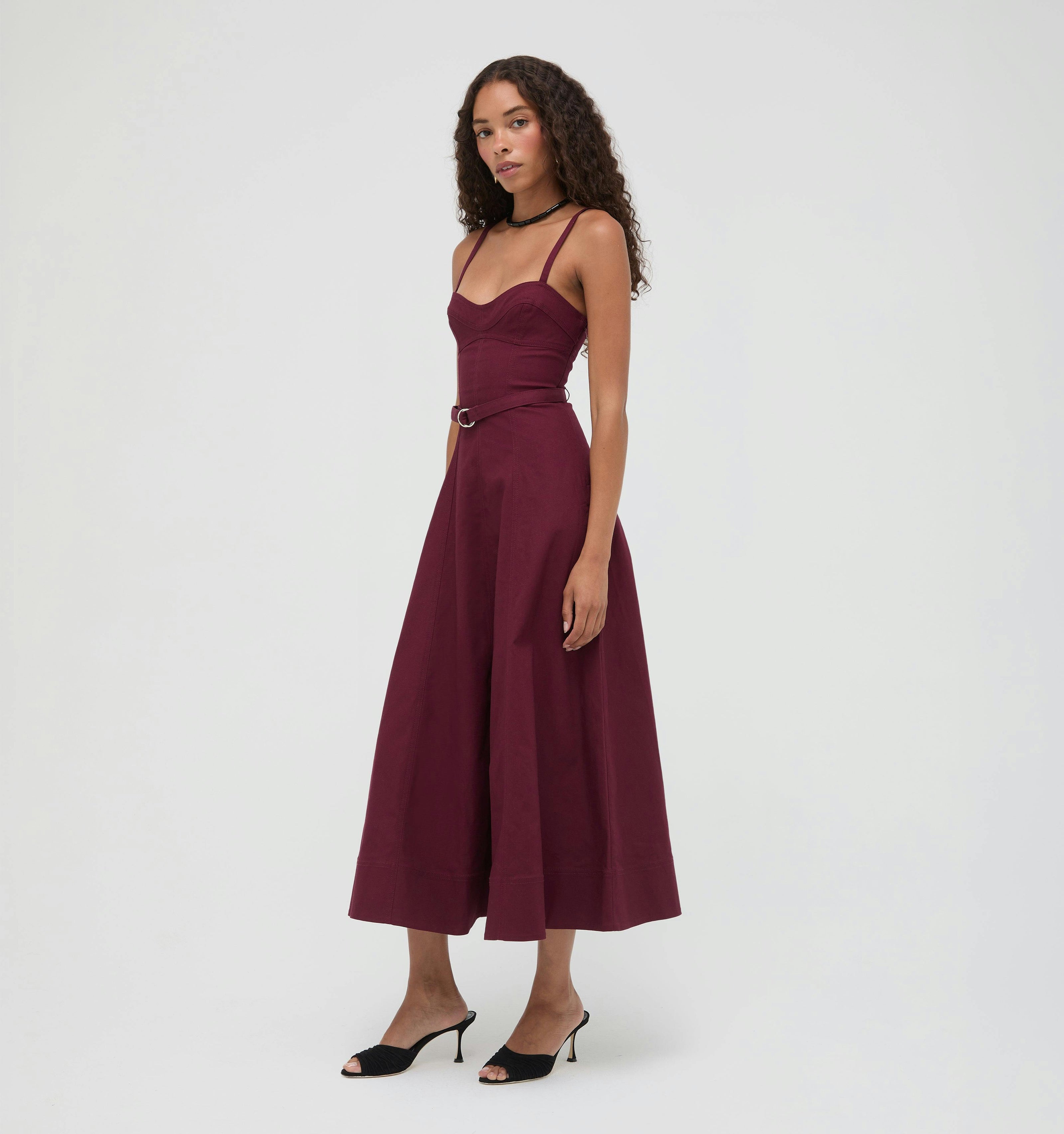 The Fiona Dress -  Mulberry