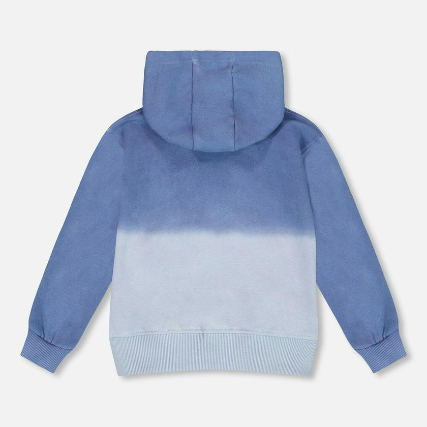 Full Zip Hooded Fleece Jacket Blue