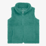 Kids teddy fleece vest