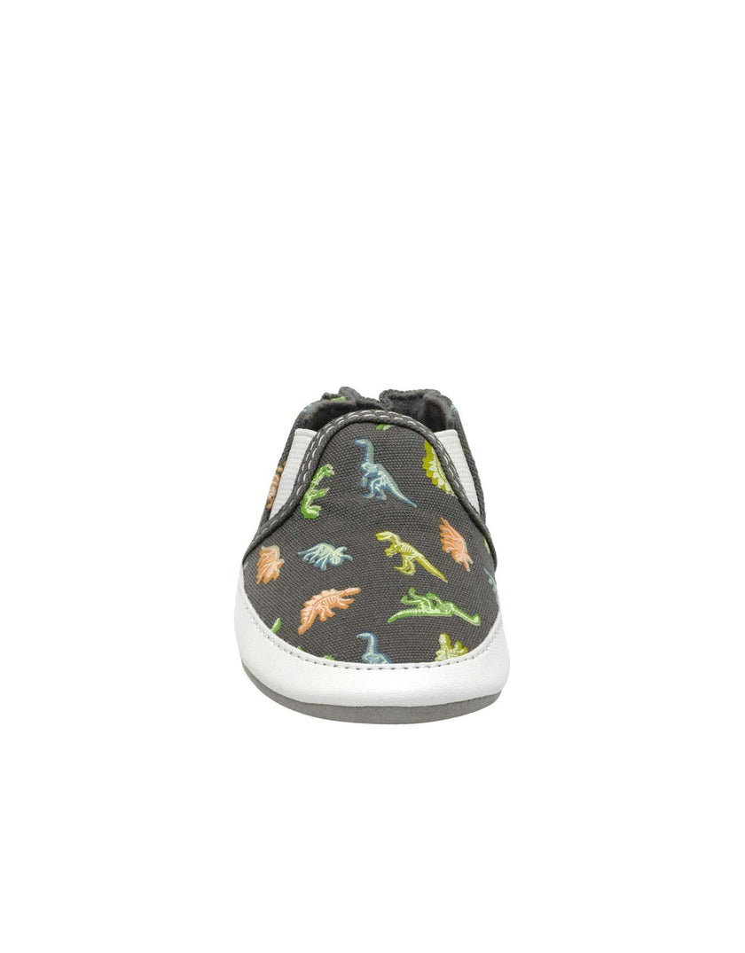 Glowing Dinos Charcoal Soft Sole