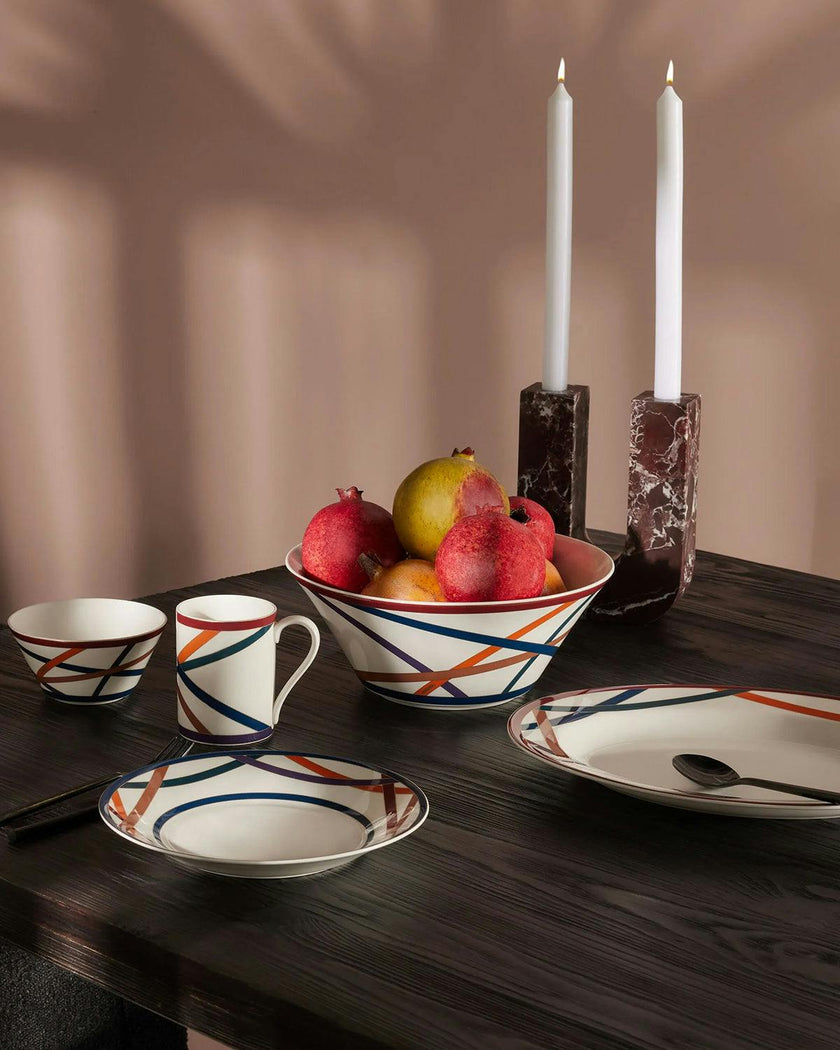Salad Bowl NASTRI  Multicolor diam. 10.5" x 4.3"