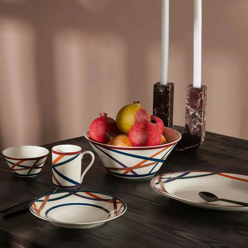 Fruit Bowls NASTRI Set of 2  Multicolor diam. 5", H 2.5"