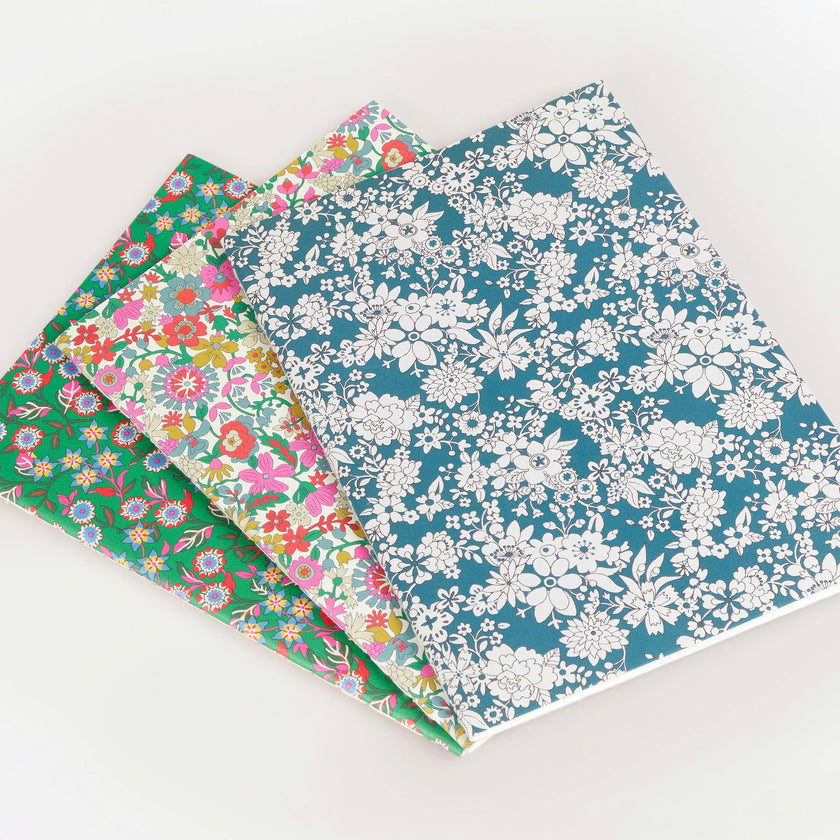 Meri Meri x Liberty Trio Softcover Notebook Set