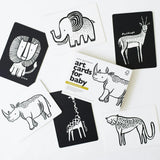 Safari Art Cards for Baby
