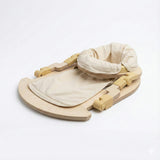 Oakling Foldable Wooden Baby Activity Seat | Plush Sit-Up Play Seat for 10 to 18 Months