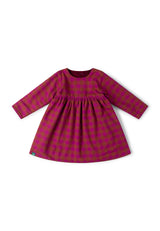 Berry Reversible Corduroy Pocket Dress, Purple