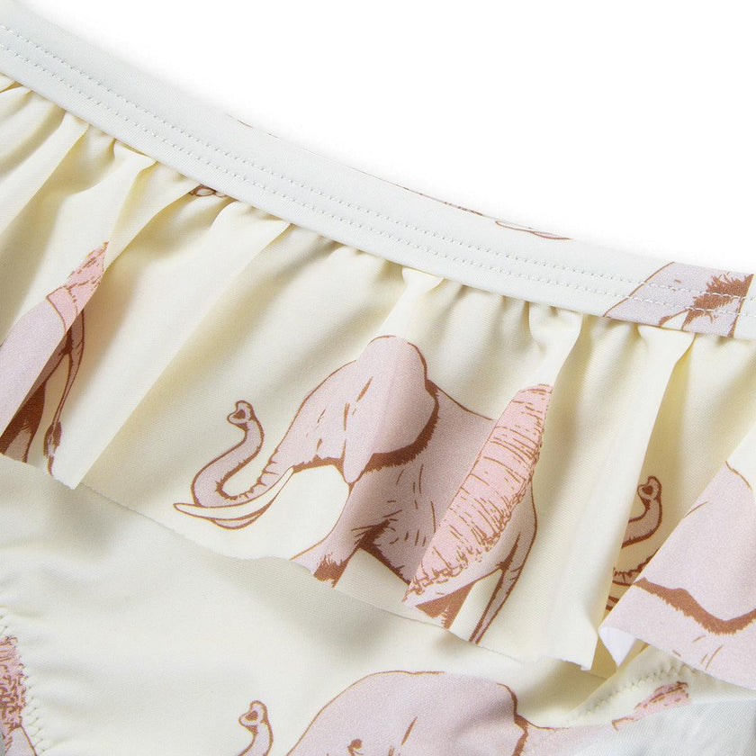 Tutu Elephant Ruffle Two Piece Swimsuit