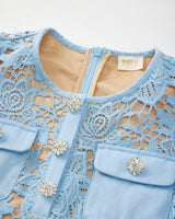 Juliana Embroidered Mini Dress