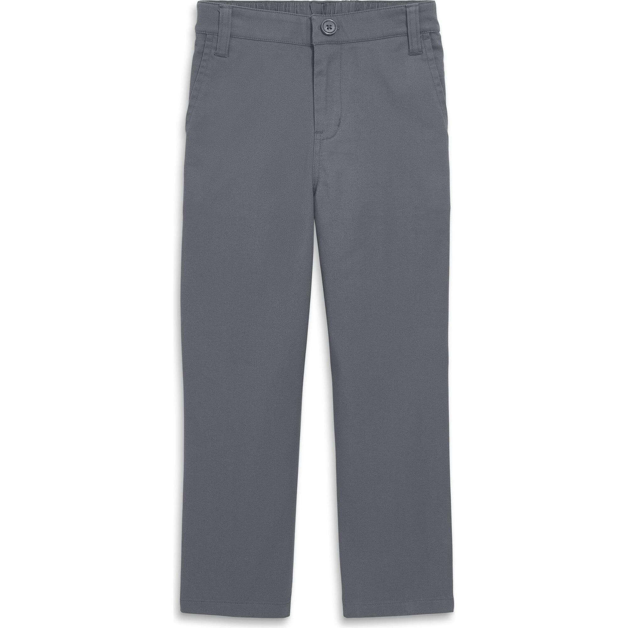 Kids stretch chino elastic-back pant