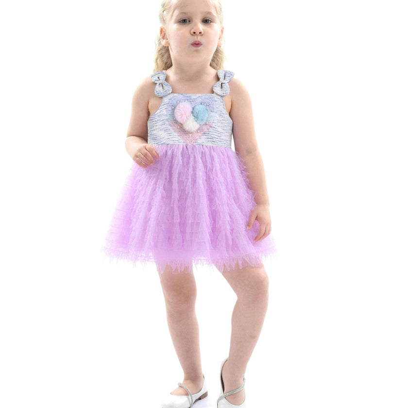 Tiered Warm Floral Dress Set