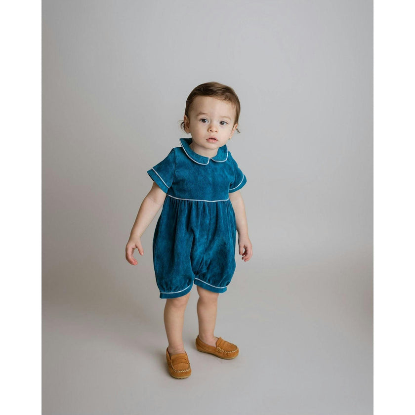Teal Corduroy One Piece