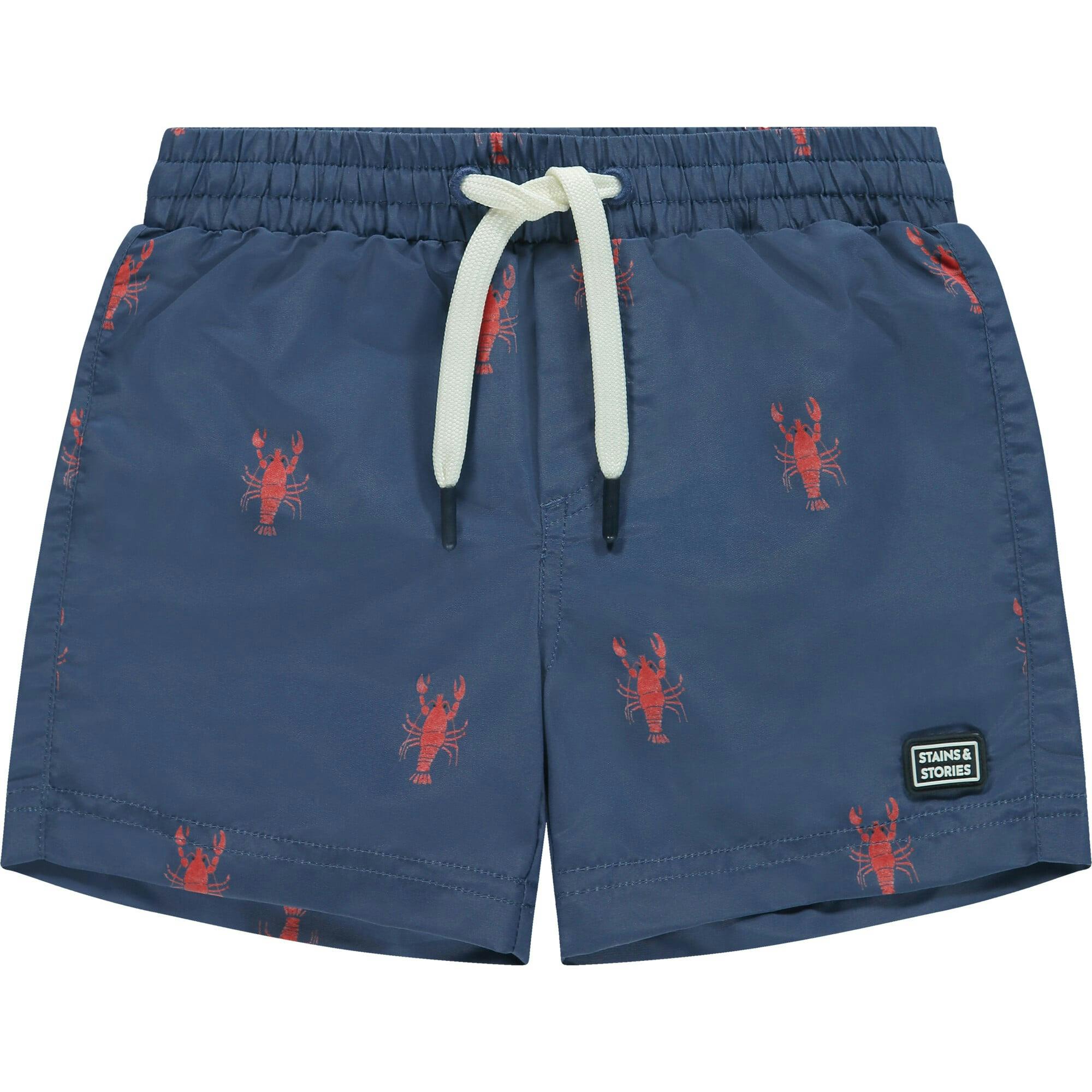 Lobster Swim Trunks