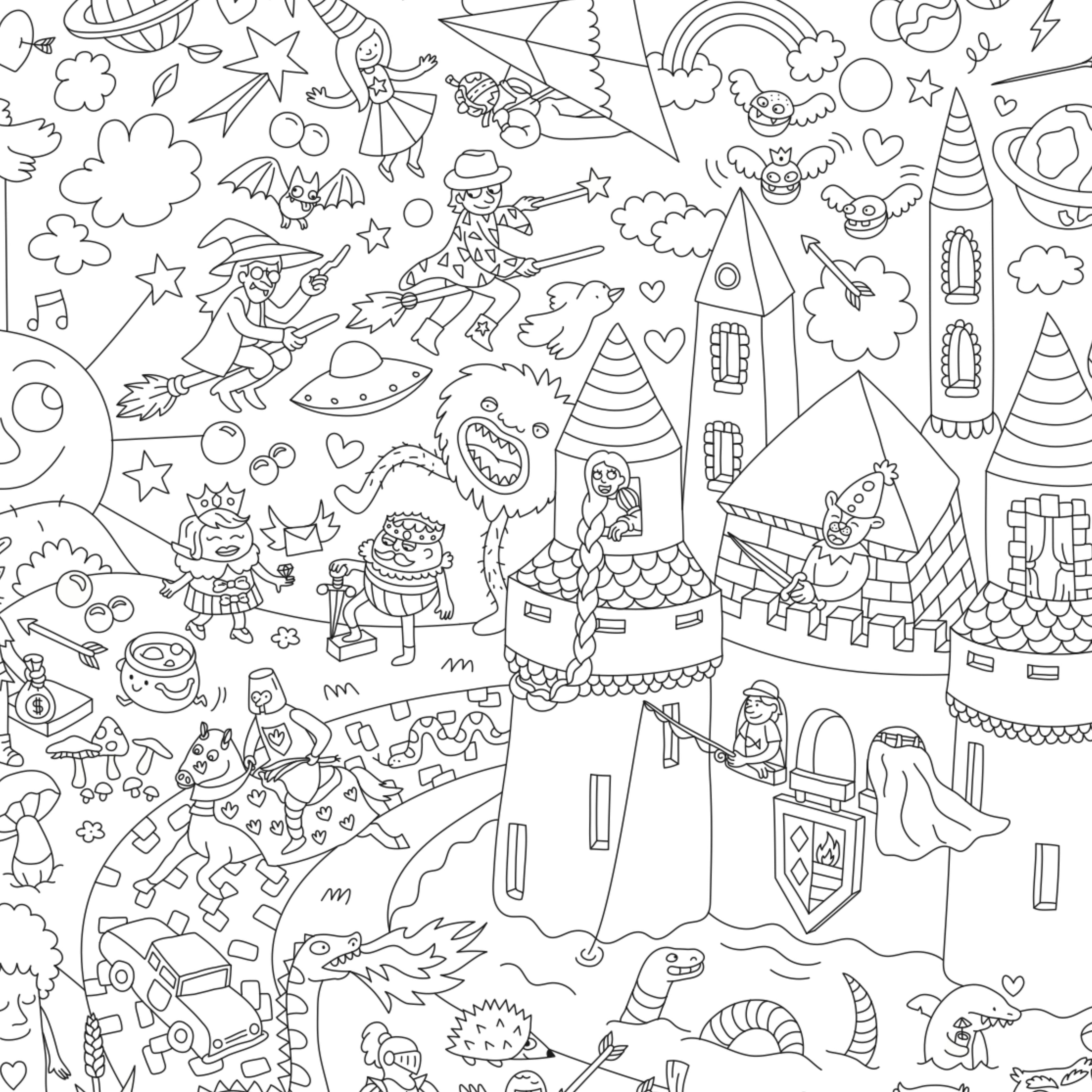 Magic - Giant Coloring Poster