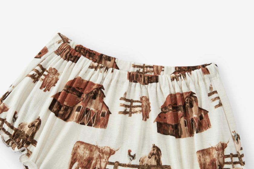 Homestead Organic Cotton Dress & Bloomer Set