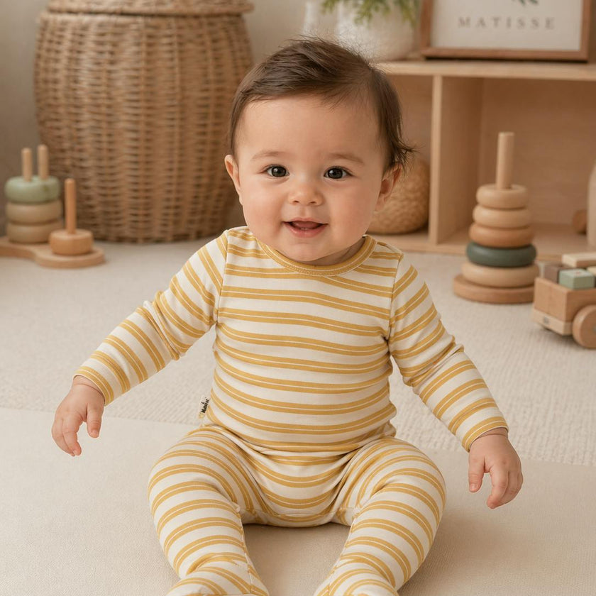 Horizontal Stripe Footie