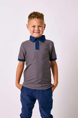 gingham polo shirt