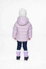 Winter Jacket Adapted For Car Seats Lavender