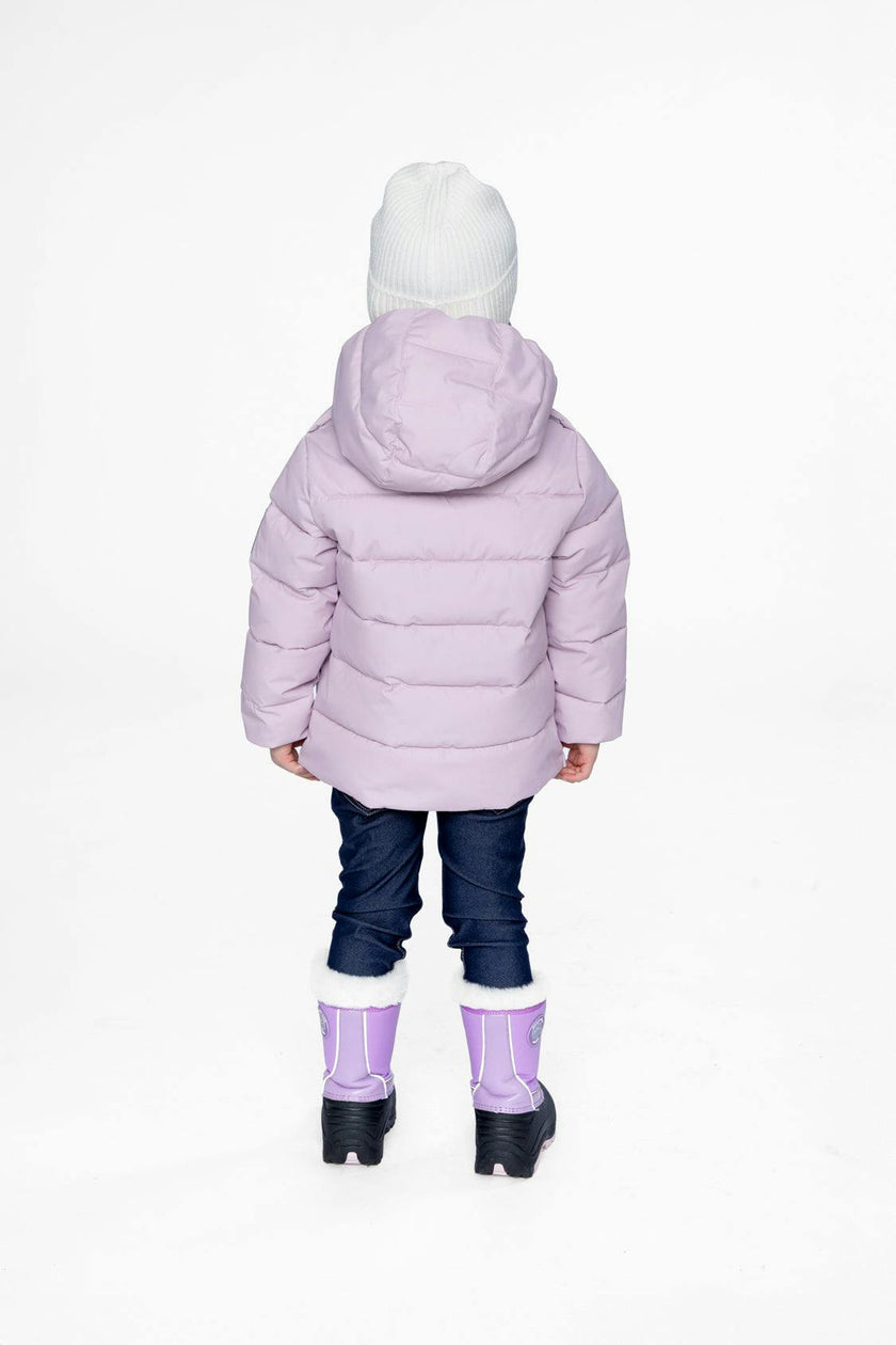 Winter Jacket Adapted For Car Seats Lavender