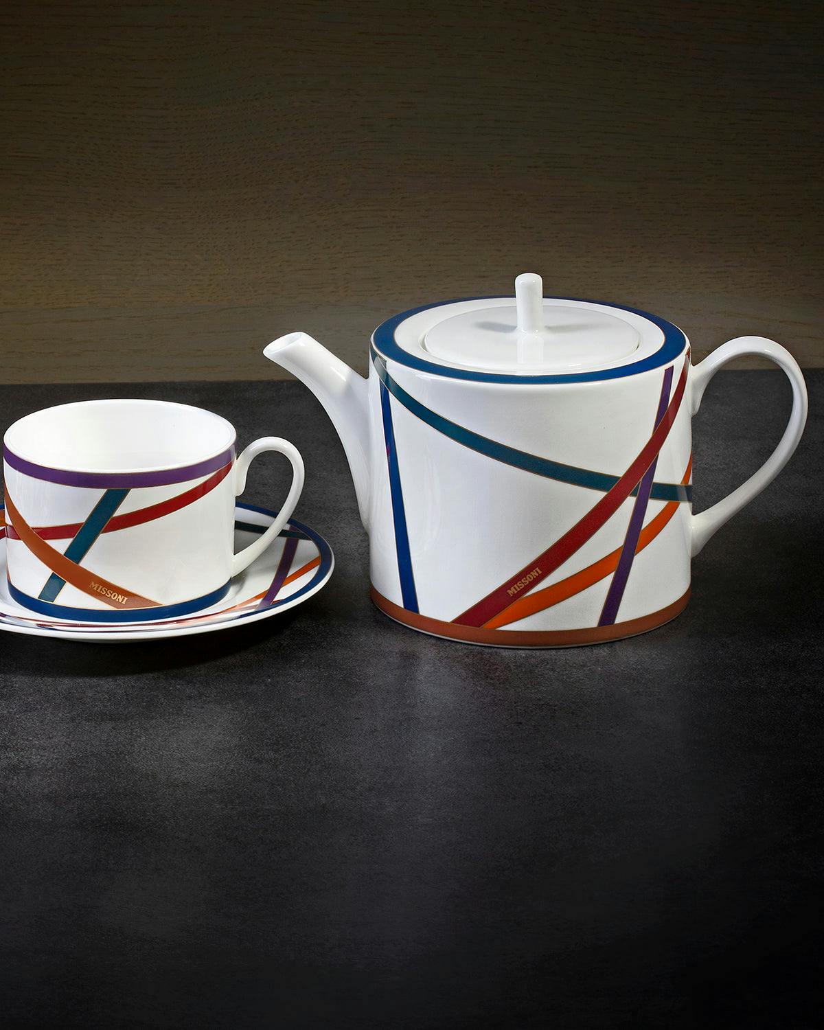 Tea Pot or Coffee Pot NASTRI  Multicolor diam. 4.75