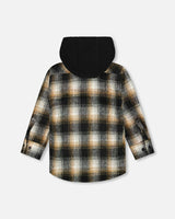 Hooded Polar Fleece Overshirt with Hood