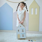Olivia's Little World The Lovely Townhouse Wooden Carry-On Dollhouse With 18 Accessories