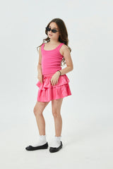 Harlow Lipstick Ribbed Heart Tank