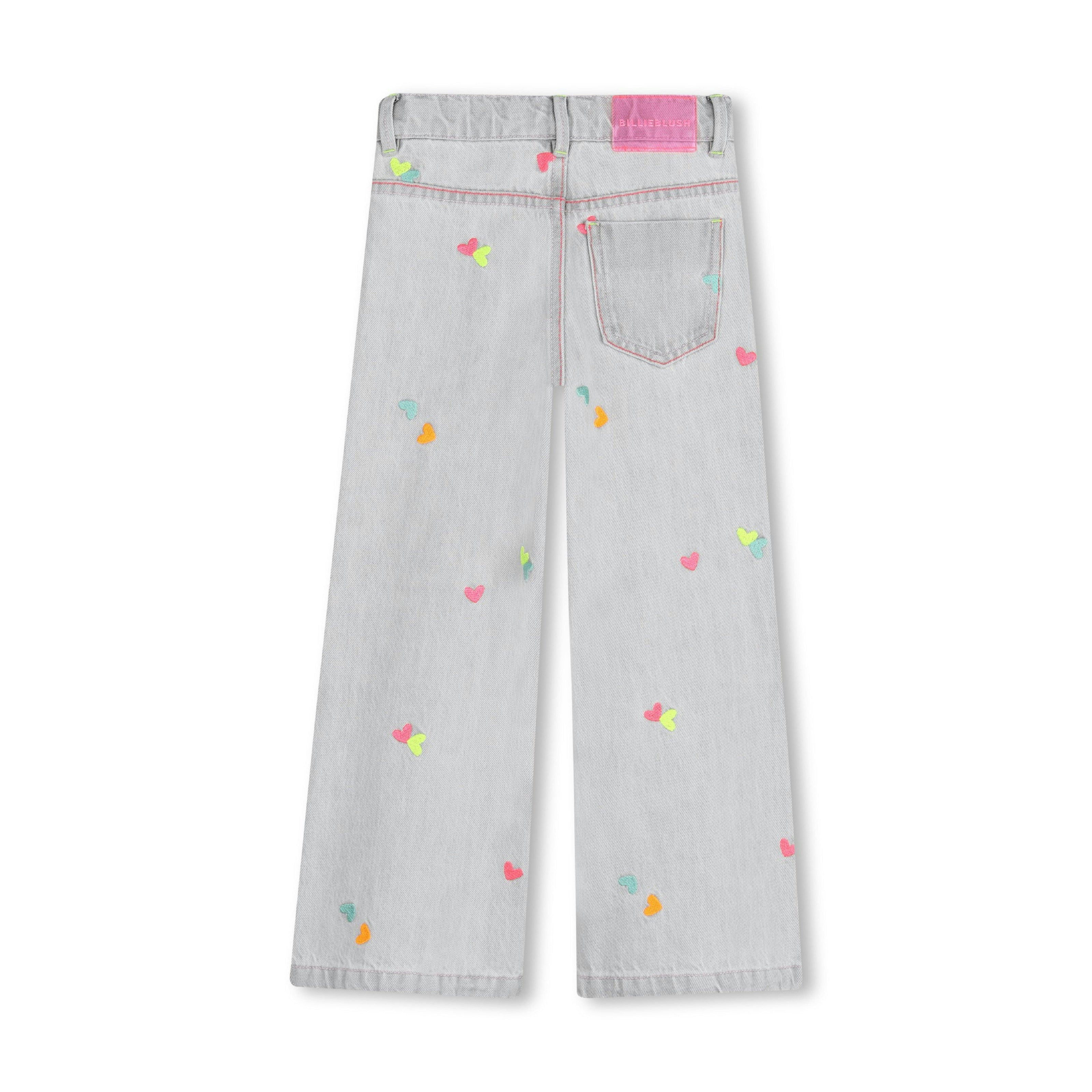 Light Gray Wide-Leg Kids’ Pants