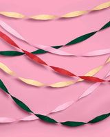 Camp Streamers - 4 colorful crepe rolls