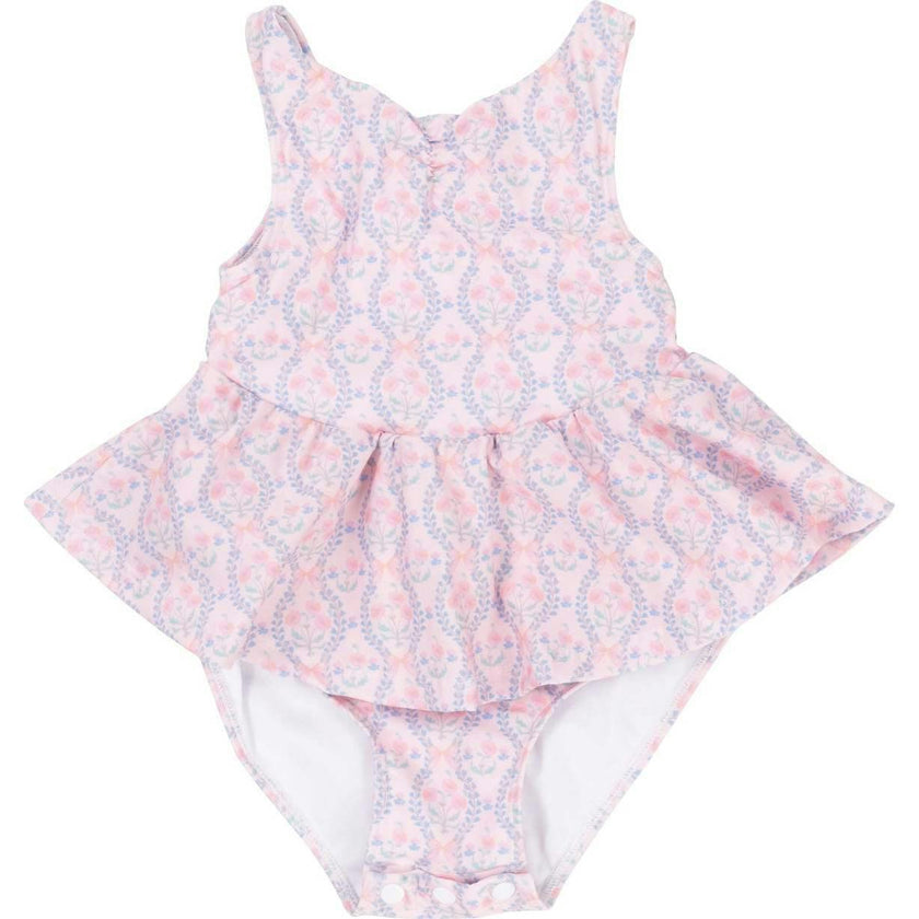 Baby Bitsy Swim Dress in Raquel Pink Floral