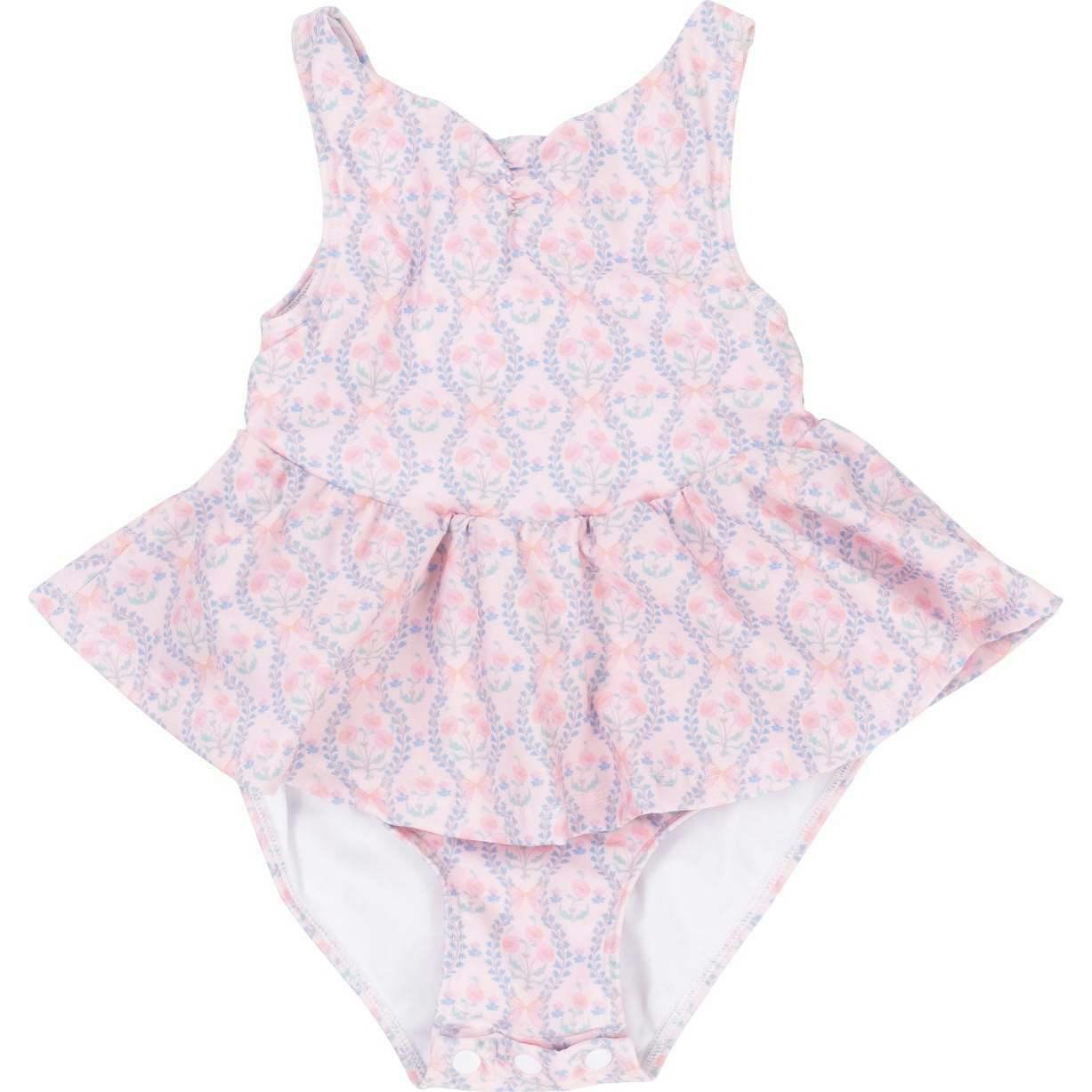 Baby Bitsy Swim Dress in Raquel Pink Floral