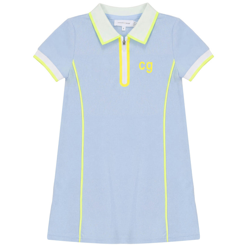Polo Dress With Contrast Trim