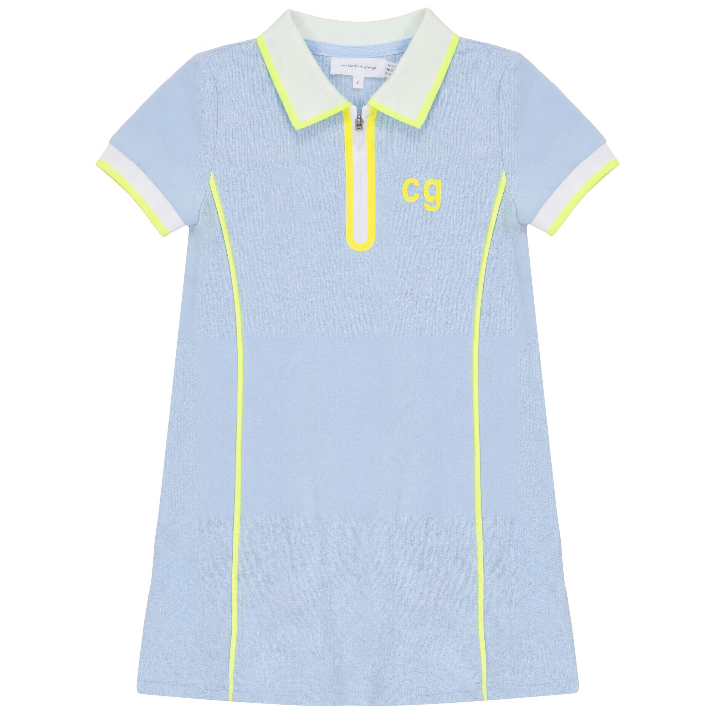 Polo Dress With Contrast Trim