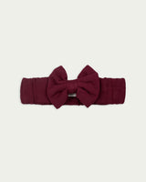 Bow Headband - Plum
