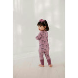 Long Sleeve Zip Romper Hair Bow
