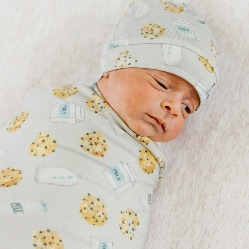 Knit Swaddle Blanket - Chip