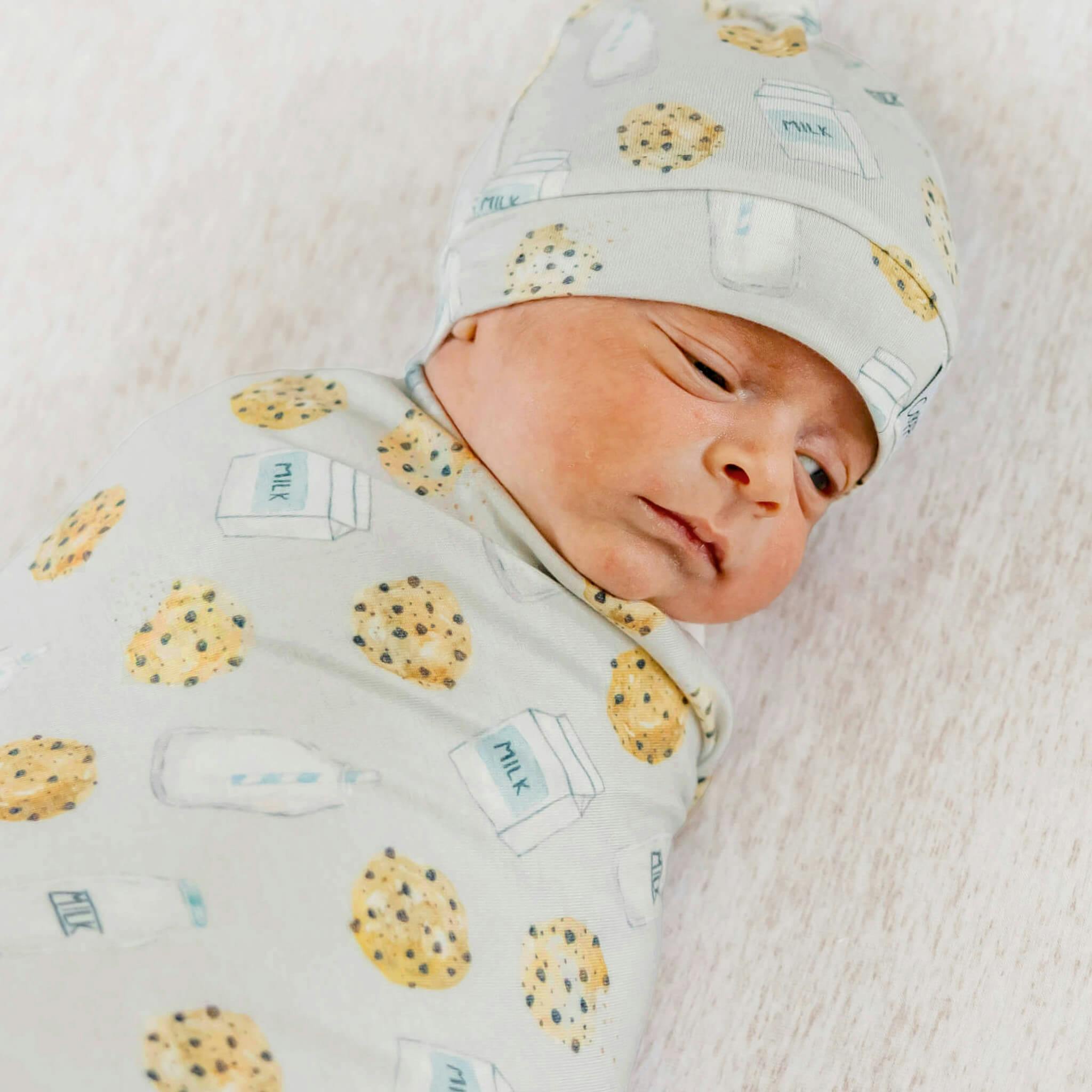 Knit Swaddle Blanket - Chip