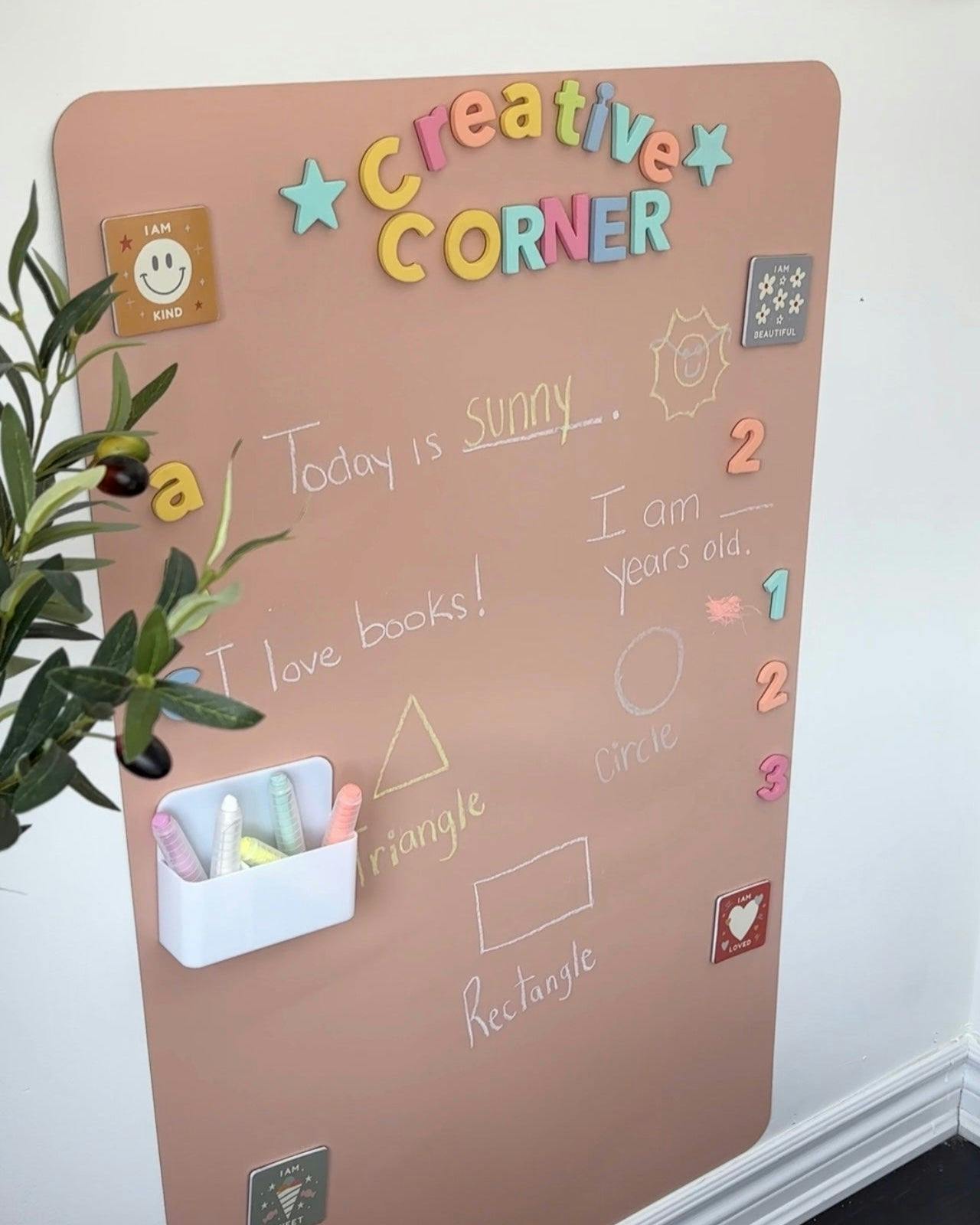 Magic Playwall - Rectangle Magnetic Wall Decal for Kids