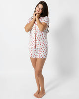 Cherry On Top Bamboo Women's Pajama Short Set