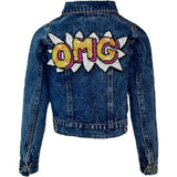 Women's OMG Beaded Denim