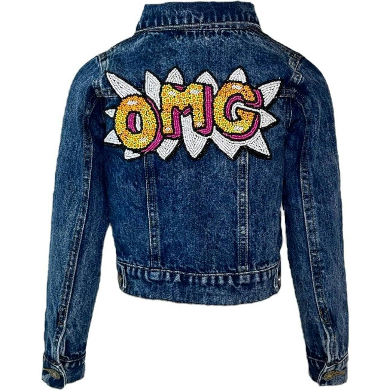 Women's OMG Beaded Denim