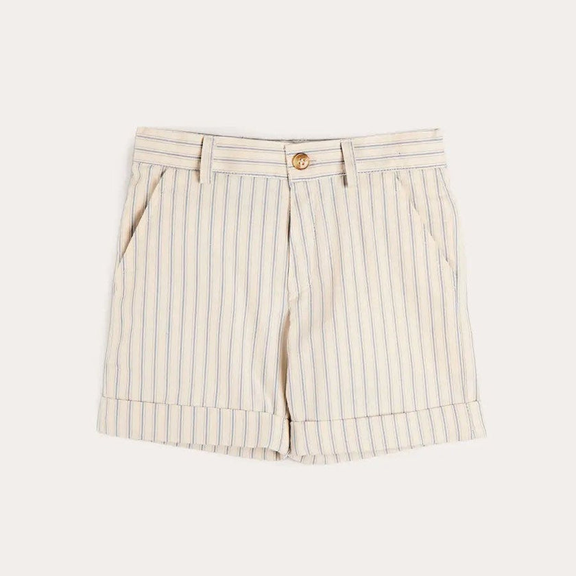Percy Stripe Tailored Shorts in Blue (4- 10yrs)