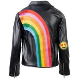 Happy Rainbow Vegan Leather