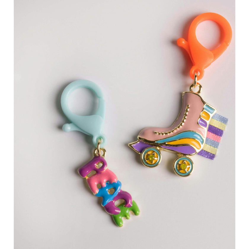 Roller Skate Bag Charm Duo