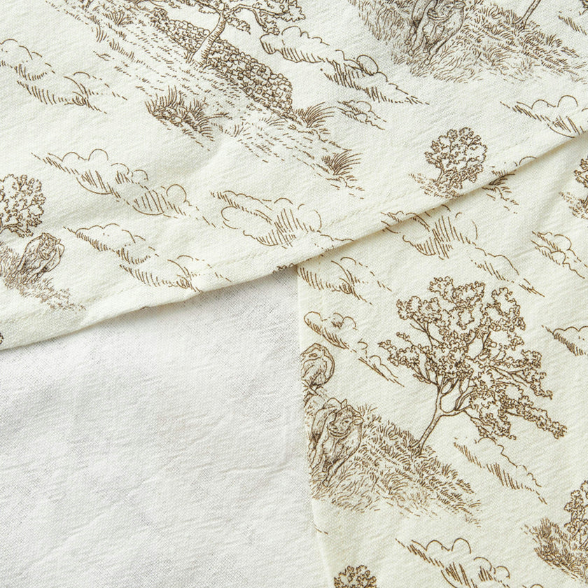 Country Toile Adult Apron