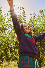 Recycled Cotton Red Apple Kid Sweatshirt
